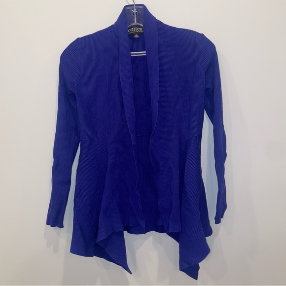 Cutter & Buck Women's Blue Open Front Sweater - Picture 3 of 8